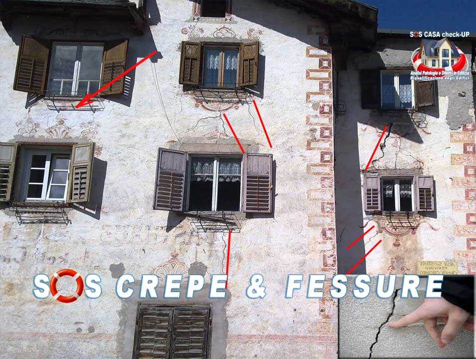 CREPE MURI:Monitoraggio fessure e crepe sui muri CREPE MURI:Monitoraggio fessure e crepe sui muri