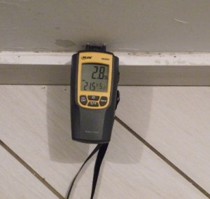  misurare umidità misurazione umidità nei muri con termoigrometro