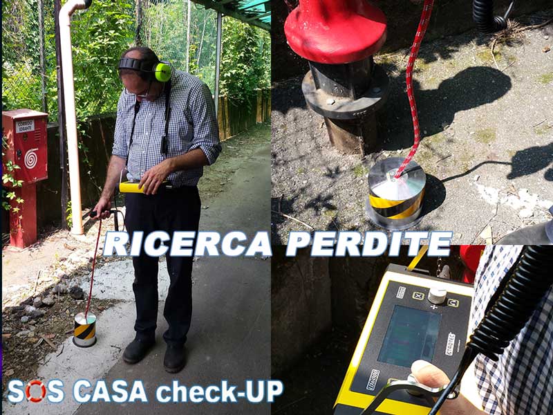 Ricerca perdite con geofono - metodo acustico