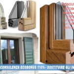 Consulenza ecobonus 110% bonus infissi sostituire serramenti Ivrea Torino Chivasso Biella